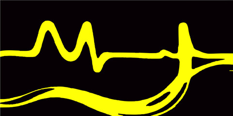 Medical heart monitor with an abstract background and a successful stock market graph icon