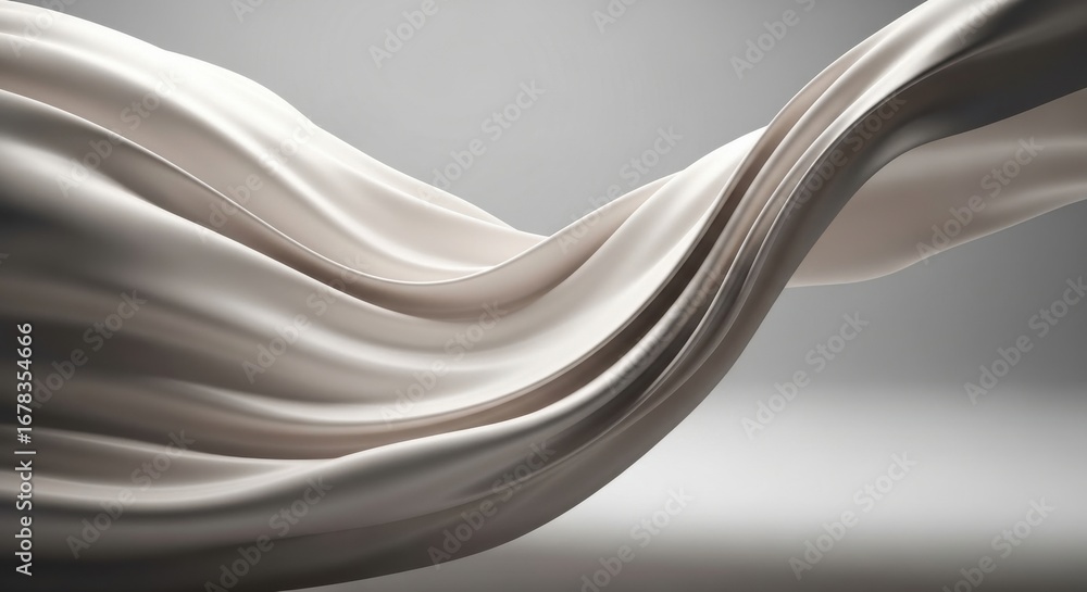 Aufkleber abstract flowing fabric texture with subtle warm tones and soft light for elegant backgrounds