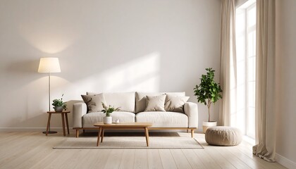 Modern, minimalist living room (1)