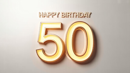 Goldene 50 zum runden Geburtstag