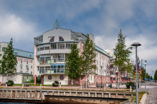 Fototapeta Lulea is a city on the east coast of northern Sweden. Seat of the municipality of Lulea and the capital of the province of Norrbotten.
