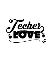 TECHER LOVE svg