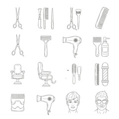 Black and white line drawing of an oval hairbrush with handle.