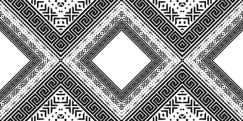 Obraz premium seamless ethnic pattern design.Geometric ethnic oriental ikat pattern traditional Design.ethnic oriental pattern,fabric,embroidery.Mexican pattern.merican pattern.latin african.indian fabric.Mexican