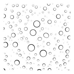 Abstract geometric shapes pattern isolated on transparent background