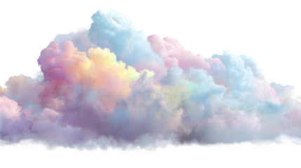colorful clouds over blue sky