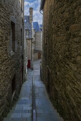 Saint-Malo, old houses in the center