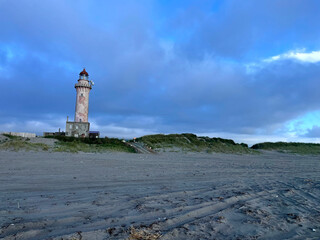 Japanese lighthouse of the karafuto period on the island of Sakhalin. Slepikovsky lighthouse.
