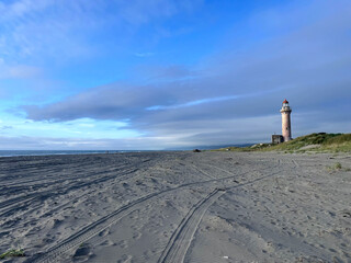 Japanese lighthouse of the karafuto period on the island of Sakhalin. Slepikovsky lighthouse.