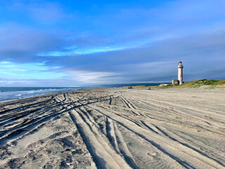 Japanese lighthouse of the karafuto period on the island of Sakhalin. Slepikovsky lighthouse.