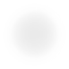 A simple white circle isolated on transparent background
