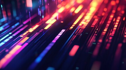 Abstract colorful digital design technology