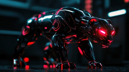 Futuristic panther design