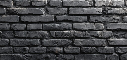 Obraz premium Dark gray brick wall texture (7)