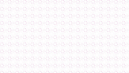 Hexagonal Molecular Structure Pattern in Pink repeating