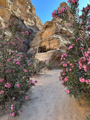 Little Petra, an archaeological site located north of Petra and the town of Wadi Musa, Jordan