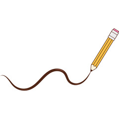 Pencil Write Illustration