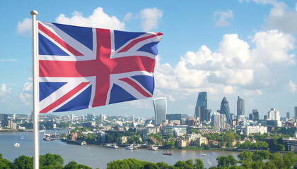 Transatlantic Flag UK New York Meets London in Skyline Splendour