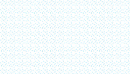 Repeating Blue Swirl Pattern on White Background organic