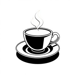 Obraz premium Minimalist Coffee Lineart