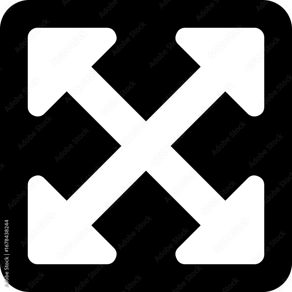 Poster fullscreen expand icon for maximize view and video