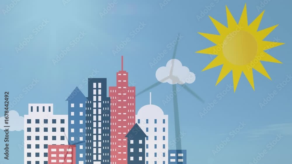 Poster digital animation of multiple heart icons floating against gradient background