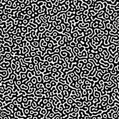 Abstract organic cells pattern monochrome texture background vector