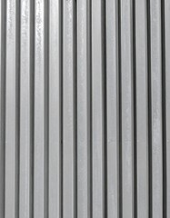 Metal paneling, vertical lines
