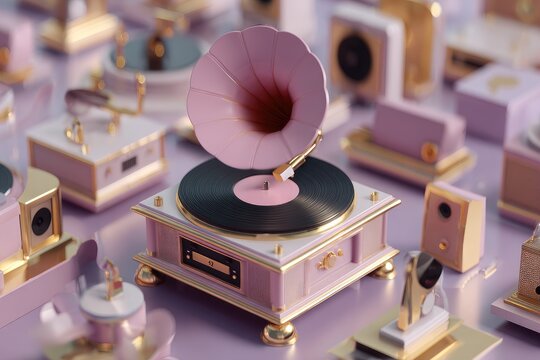 Pastel Retro Audiophile
