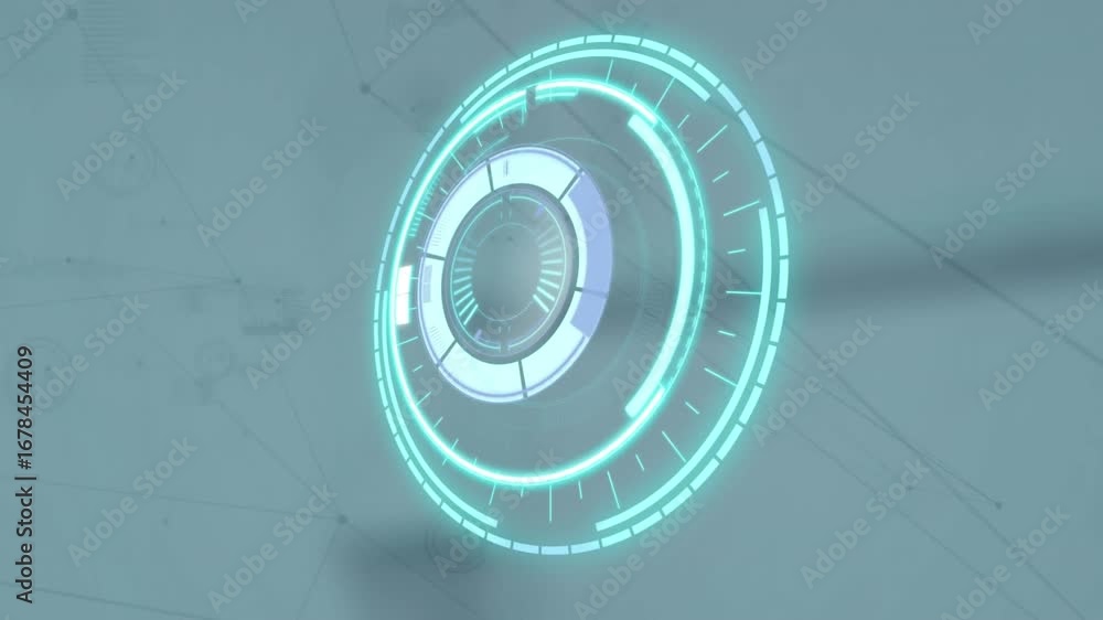 Poster exploring animation's scope and background in digital interfaces.
