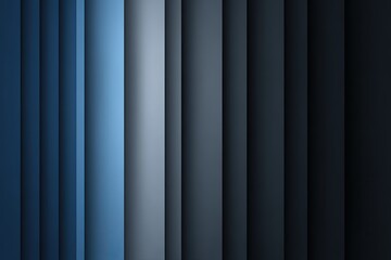 Vertical, layered, shades of blue and gray