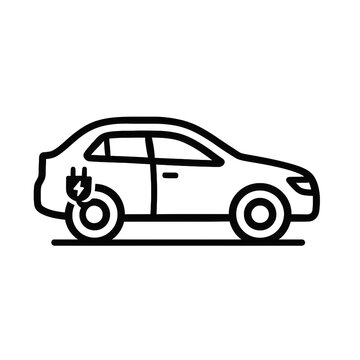 electric car vector format