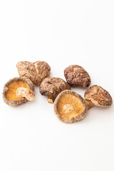 干し椎茸　白バック