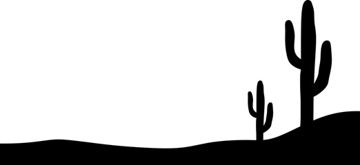 Cactus Silhouette Design