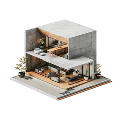 3D model of a modern house (1)