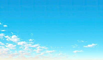 Obraz premium Clear Sky With Clouds