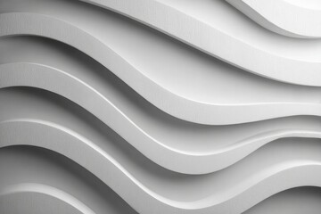 Abstract white wavy lines
