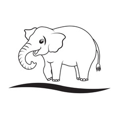  elephant icon design