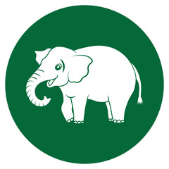  elephant icon design