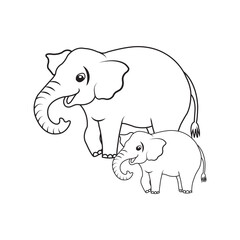  elephant icon design