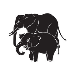  elephant icon design