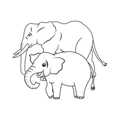 elephant icon design