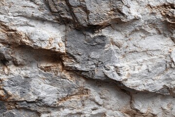 Close-up of rough, textured rock face