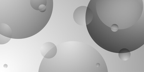 Abstract white and black color background. Minimal geometric white and black circle background with golden line. Modern transparency circle presentation background.