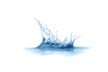 Blue water wave isolated  Water splash Rain drop PNG