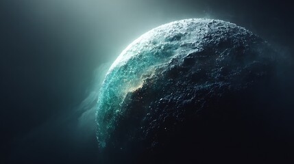 Cosmic Orb A Glimpse of a Mysterious Planet in the Vast Universe, Outer Space and Beyond