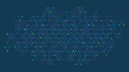 Technology design with abstract geometric background. Minimalistic vector texture with linear pattern