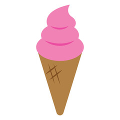 strawberry soft serve