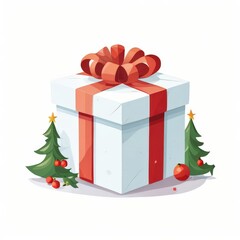 an AI Image Generator, Festive Gift Boxes