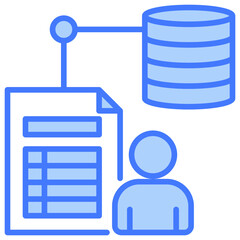 Database Blue Icon
